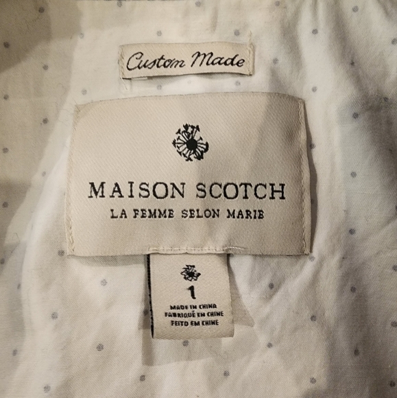 SCOTCH & Soda Maison Scotch Pin Stripe Button Front Blazer - small - Picture 7 of 9